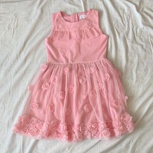 Place Pink Floral Kids Dress